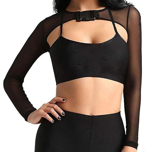 fishnet mesh crop top