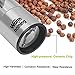 Salt and Pepper Grinder - Warmhoming Stainless Steel Pepper Mill Salt Mill - Granule Size Adjustable Pepper Grinder Salt Grinder