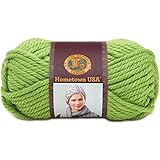 Lion Brand Yarn 135-171 Hometown USA Yarn, Key Lime