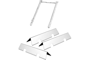 GRILLFLAME Spirit E210 Parts 7635 Flavorizer Bars 69785 Grill Burners Replacement Parts for Weber Spirit and Spirit II 200 Series E-210 S-210 E-220 S-220 with Front Control GS4 Spirit 2 Grill Parts Flavor Bars