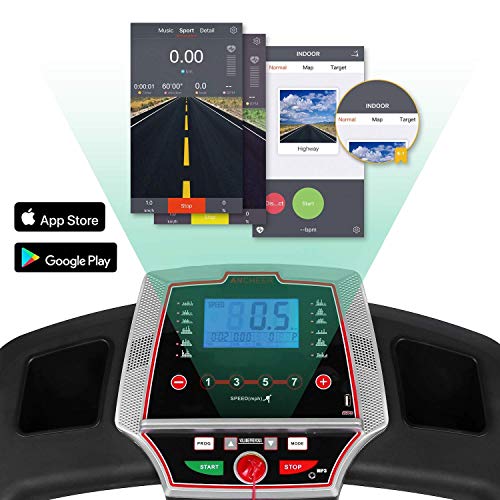Treadmill for Home Folding Electric Treadmill with Incline Running Machine Exercise Machine for Home Gym Office Smartphone APP Control