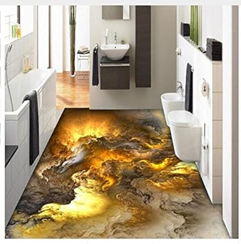 3d Wallpaper Floor Pvc Mural 3d Flooring Wallpaper Modern Personality Abstract Clouds 3d Floor Tiles Bedroom Bathroom Pvc Waterproof Mural 400x280cm Ayzr Amazon Com