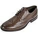 alpine swiss Zurich Mens Dress Shoes Lace up Brogue Medallion Wing Tip Oxfords