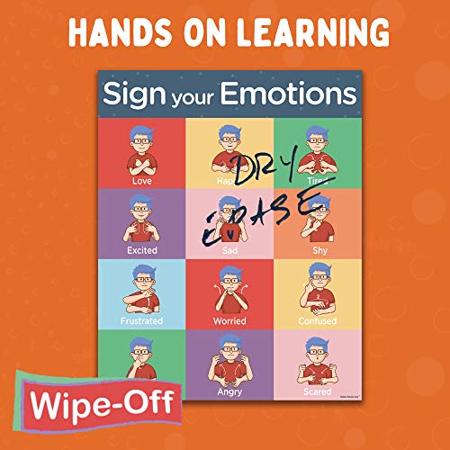 Sign Language Posters for Classroom 3 Pack ASL Alphabet Poster