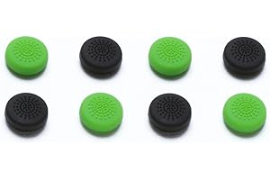 Snakebyte Snakebyte Control:Caps - 8x Thumb Grips for XBOX 360 / One / Elite (4x Black/ 4x Green) - Xbox One