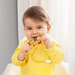 Baby Food Grade Silicone Carrier Vehicle Teether