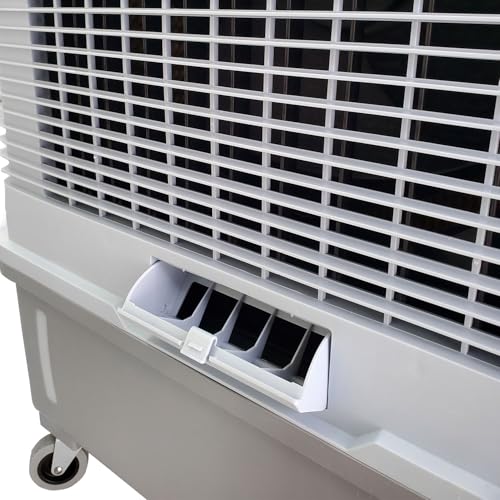 TRK Enfriador Evaporativo Industrial Portátil 60 Litros - Climatizador para Taller y Almacén - 450W