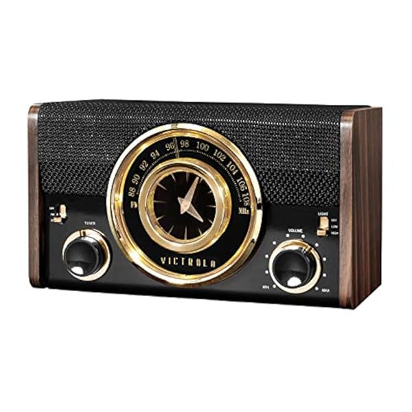 Radio Victrola Mid-Century con parlante Bluetooth (Outlet)