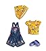 American Girl WellieWishers Outdoors in Overalls Doll Outfit