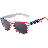 Soochat 4th of july Sunglasses American Flag Sunglasses Patriotic Holiday glasses Eyewear for Independence Day Party Decorations Prop