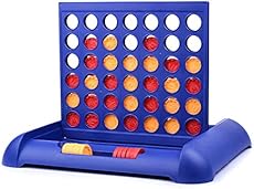 AMGlobal 4 in a Row, Classic Family Game, Four in a Row, Line Up 4 of Your Color To Win, Board Game for Kids and Family