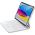 ESR iPad 11th(A16,2025)/10th Gen Case with Keyboard, Magic Keyboard for iPad 10.9, Floating Cantilever Stand, Springy Backlit Keys, Multi-Touch Trackpad, Rebound Series, White【NOT for Air 11/Pro 11】