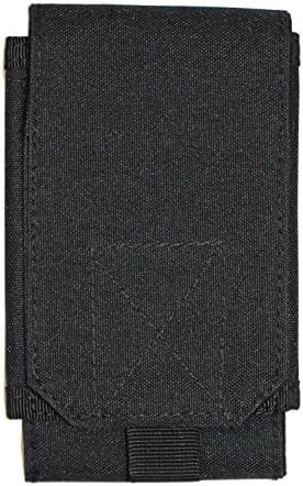 CenBuy Molle Bag For cell Phone radio Hook Loop Belt Pouch Holster Cover Case For 4.7" iPhone 7 iPhone 7 Plus 5.5" (Black, L)