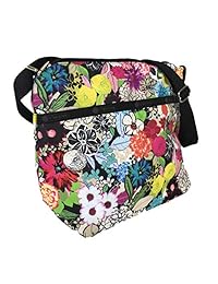 LeSportsac - Bolso bandolera pequeño con diseño floral, estilo 7562   Color E141