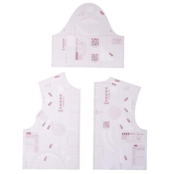 Chablon Ruler Tailor Garment Cloth Sewing Tool Design Ruler French Curve Ruler ...