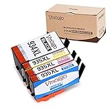 Vmosgo 934XL 935XL Compatible with HP 934 935 Ink Cartridge High Yield, (1 Black, 1 Cyan, 1 Magenta, 1 Yellow Work with HP Officejet Pro 6830 6230 6815 6812 6835 6820 6220 Printers