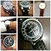Perforated Watch Bands,EACHE Rally Racing Leather Watch Straps,Vegetable Tanned Oil Waxed & Suede calfskin18mm 20mm 22mm