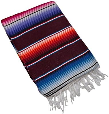 Leos Imports (TM) Mexican Serape XL Burgundy
