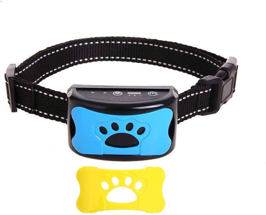 Kuoser Collar de Perro antiladridos, Correa Impermeable actualizada hocico sin Choque, Entrenamiento Seguro, inofensivo y Humano con Sonido y ...