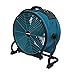 XPOWER X-41ATR 1/3 HP 3600 CFM Variable Speed Axial Air Mover with 3-Hour Timer and Dual Outlets for Daisy Chain, 2.4-Amp at Max Speed