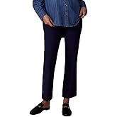 Motherhood Maternity womens Super Stretch Secret Fit Over the Belly Ankle Straight Leg Pregnancy Dress Pants for Work