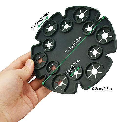 RMENOOR 5 Teilige Pflanzenstütze Staudenhalter Rund Kletterhilfe Pflanzen Plastic Strauchstützen Kletterpflanzenhilfe… – Bild 3