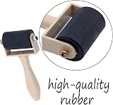 NNOVAT 3 Pcs Rubber Brayer Rollers Ink Applicator for Printmaking Art view 3