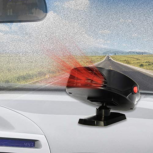 STYLOOC Newest Portable Car Defroster,Car Defogger,Car Heater, 12V Car Fan Car Air Purifier Function - 60 Seconds Fast Heating Easy Snow Removal,Removes Dust, Cigarette Smoke, Bad Odors - Thumbnail 3