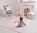 CHILDLIKE BEHAVIOR Baby Floor Puzzle Mat - Soft EVA Foam, Pink, 61” x 61”- Non-Toxic Padded Playmats for Toddlers with Stars, Moon, Sun, and Cloud