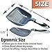 Sifter w/ Deep Shovel Cat Litter Scoop - Designed by Cat Owners - Durable Plastic Cat Litter Scooper for Litter Box - Solid Strong Handle. By iPrimio. Patented Kitty Litter Scoop