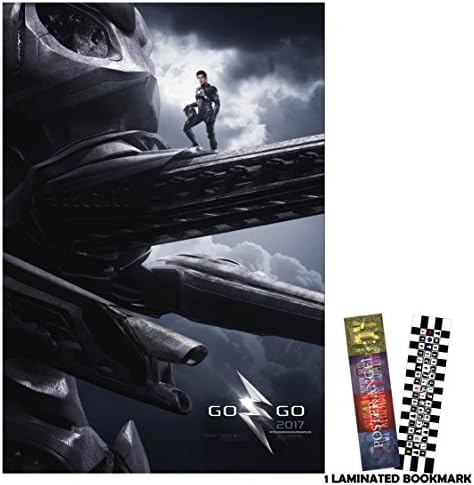 Power Rangers (2017) - Go Go Black - 13 in x 19 in Movie Poster Flyer BORDERLESS + Free Bookmark