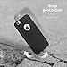 totallee iPhone 6 Case, iPhone 6s Case, Black Durable Shock Absorbing Rubber Cover with Excellent Grip fits 4.7 inch iPhone - Tough & Protective and Light & Slim The Doberman (Black)