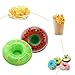PAMASE 18 Packs Pool Inflatable Floating Drink Beverage Beer Cup Holders, Floatable Coasters of Flamingo, Coconut Palm, Lemon, Watermelon and Pineapple