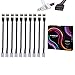 WFPOWER 10pcs 10mm 4 Pin Male Female PCB Connector RGB SMD 5050 3528 LED Strip Light Wire Cable Connector Adapter Jumper Plug Wiring Connecting