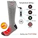 MMlove Electric Heated Socks Rechargeable Battery Thermal Socks Winter Foot Warmers for Men Women
