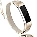 AK for Fitbit Alta HR Bands Milanese Stainless Steel Small Large Magnetic Closure, Adjustable Alta HR/Alta Accessories Metal Bands Straps for Fitbit Alta HR 2017/ Fitbit Alta 2016 (Champagne, Small)