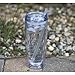Culver Cool Cup Double Walled Insulated Tall Tumbler with Lid and Straw, 20-Ounce, Clear, Set of 4