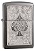 Zippo Spade Card Pocket Lighter, Black Icethumb 1