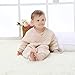 Nine States Baby Soft Cotton Sleeping Sack Long Sleeve Wearbale Blanket Beige Medium