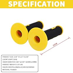Motorcycle Handlebar Grips Universal 7/8”22mm Non