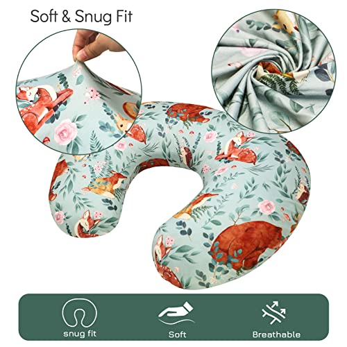 Nursing Pillow Covers, Bear Breastfeeding Pillow Cover for Baby Boys