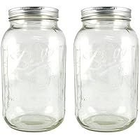 Ball Half-Gallon Jars, Wide Mouth, Set of 2