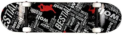 BESTIAL WOLF Complete Skateboard Canadian Maple 7 Layers
