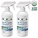Greenerways Organic All-Purpose Cleaner, Natural, USDA Organic, Non-GMO, Best Household Multi Surface Spray Cleaner for Home, Glass, Kitchen, Bathroom, Shower, Window (16 Fl Oz (Pack of 2))