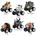 Pull Back Animal Car, Car Toy with Big Tire Wheel(6 Pack) For 3+ Years Old Boys Girls, Monster Vehicle Playset Preschool Learning Birthday, Jungle Themed Party Favors Creative Gifts for Kids Children