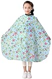 Barber Hair Cutting Cape Kids, Salon Haircut Styling Smock Cover Cloth for Toddler