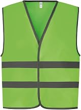 Yoko Hi-Vis Childrens Kids Reflective Waistcoat Fluorescent Pink Size S view 3
