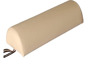 Master Massage Massage Bolster,Pillow Cushion, PU Upholstery, Memory Foam, for Massage/Spa/Beauty/Tattoo/Back Pain Relief (Cr