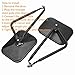 DEDC Shake-proof Off-Road Rectangular Adventure Mirrors, Bolt-on Door Hinge Mirror Fits All Jeep Wrangler JK CJ YJ TJ - 1 Pair, Textured Black