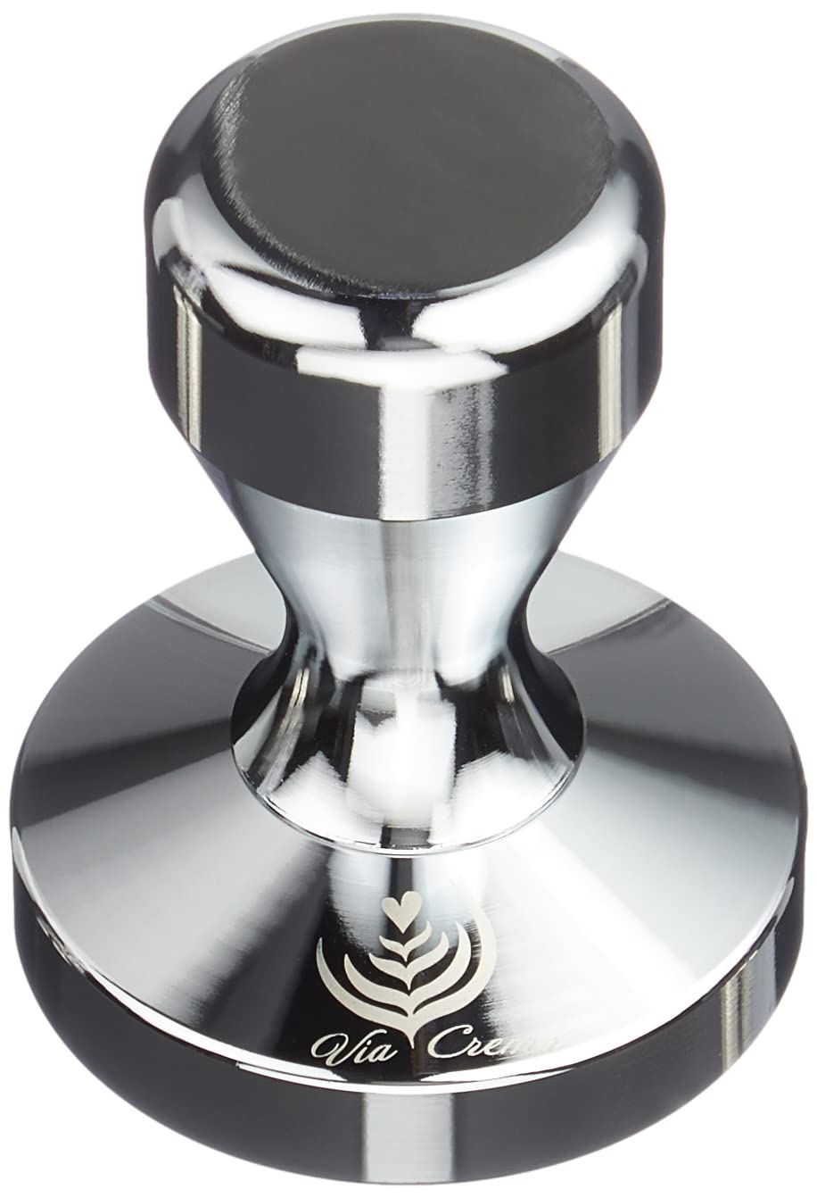 ITALPARTS Via Crema Coffee Tamper, Portafilter Tamper, Espresso Tamper, 58.5 mm, Stainless Steel (Tamper 58.50), Coffee Machine, Portafilter Accessories โ image 1